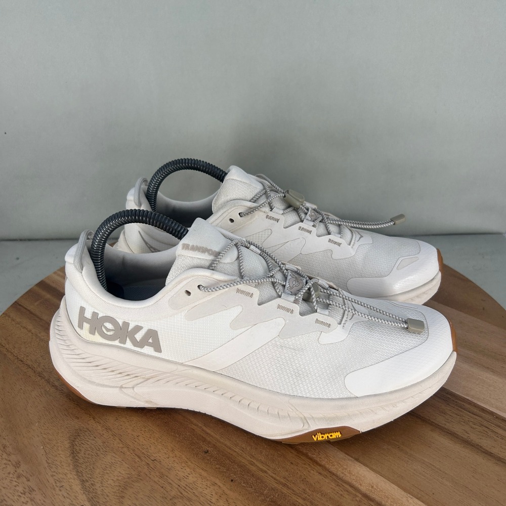 Hoka One One Transport Eggnog Women 8.5 Hiking Lifestyle Shoes 1123154 EEGG